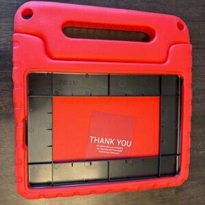 NEW HDE Kids Red Shock Proof Handle Case for iPad Air Light Weight Protective